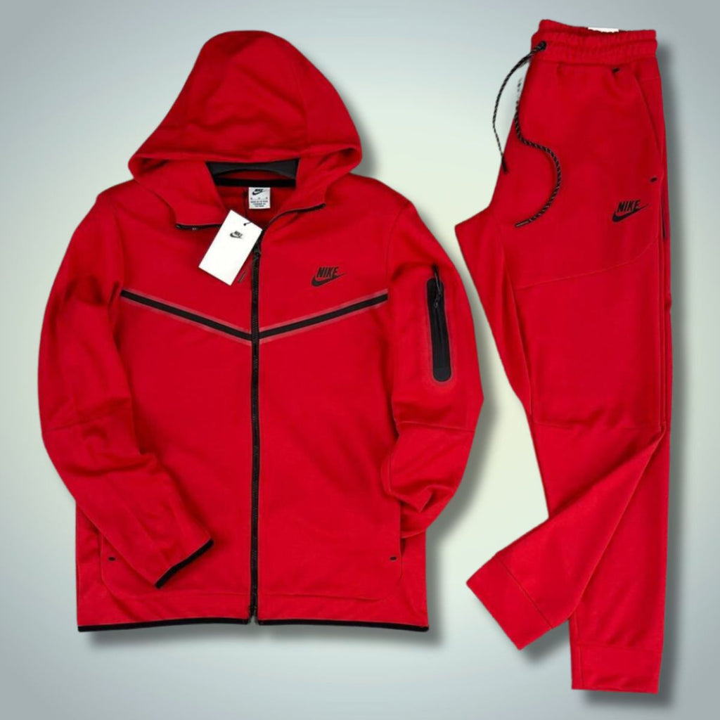 Trening Nike Tech Fleece pentru bărbați, Roșu. Calitate premium