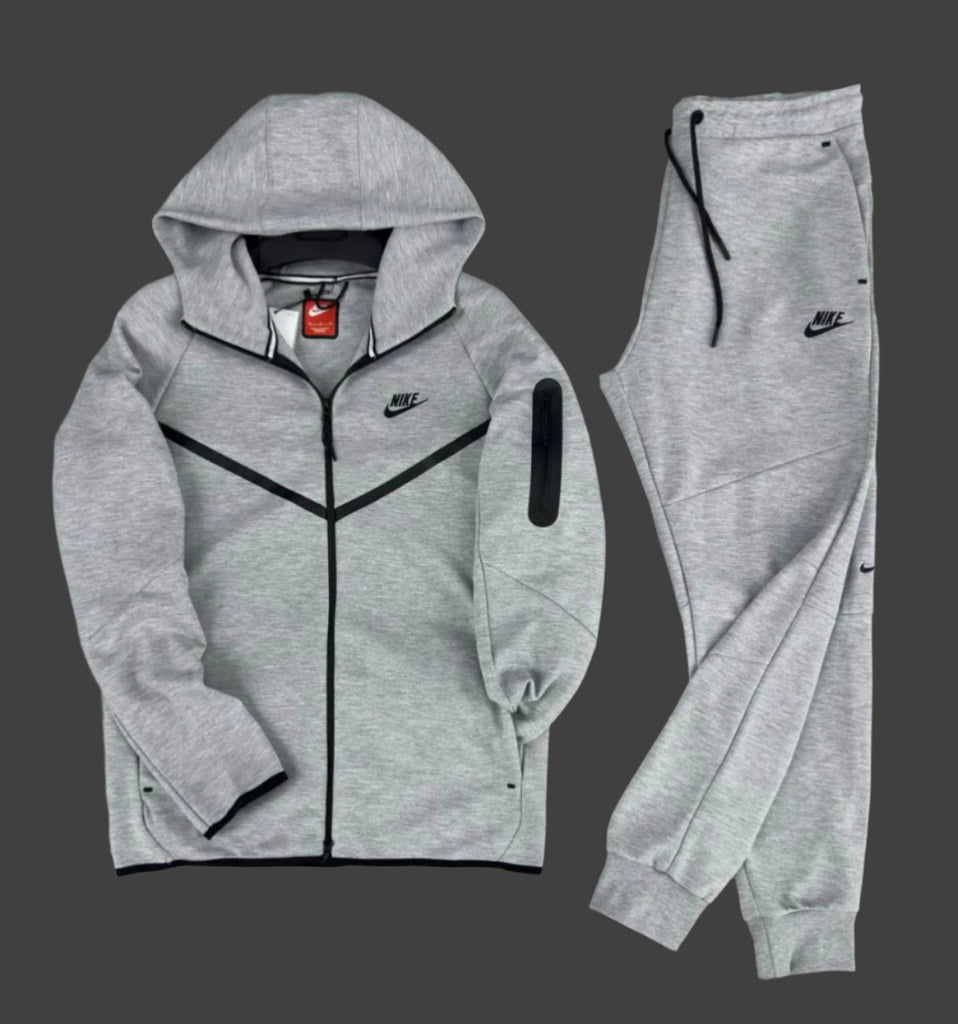 Trening bărbăti Nike Tech Fleece, gri clasic. Model 2024. Calitate premium.