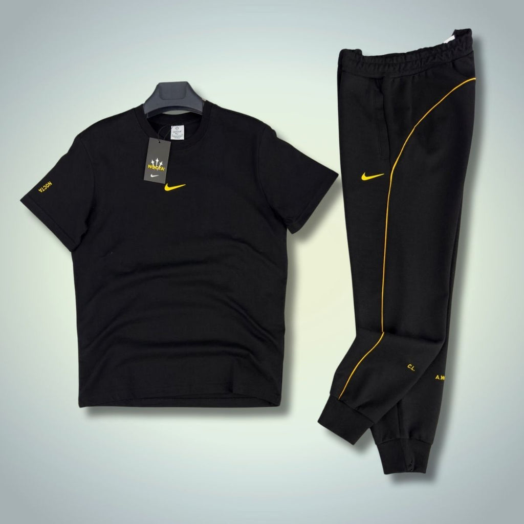 Set de vară bărbați Nike Nocta, negru. Calitate premium