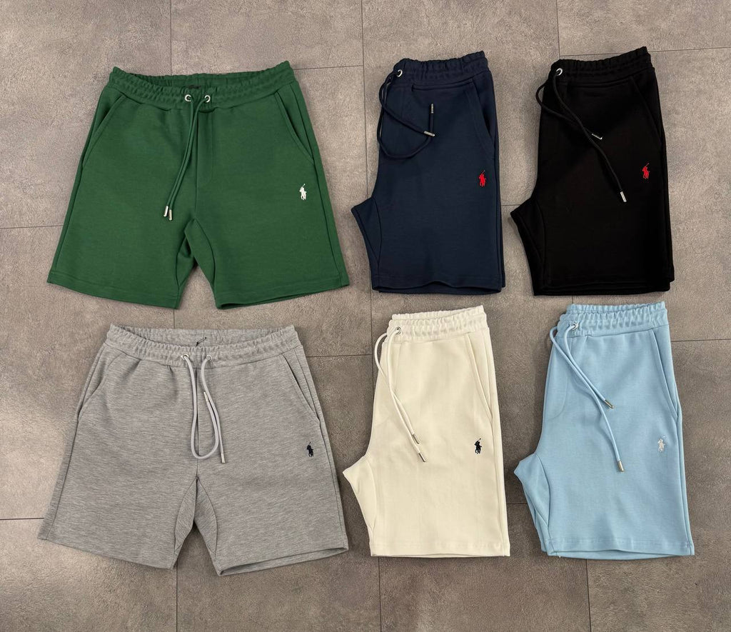 Pantaloni scurți sport bărbătești Polo, negri.