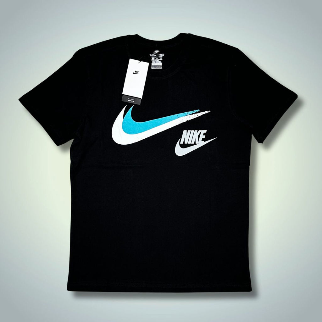 Tricou negru pentru bărbați Nike cu logo alb. Calitate premium