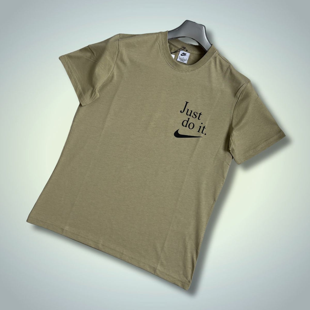 Tricou bărbați Nike, verde măsliniu, Just Do It. Calitate premium