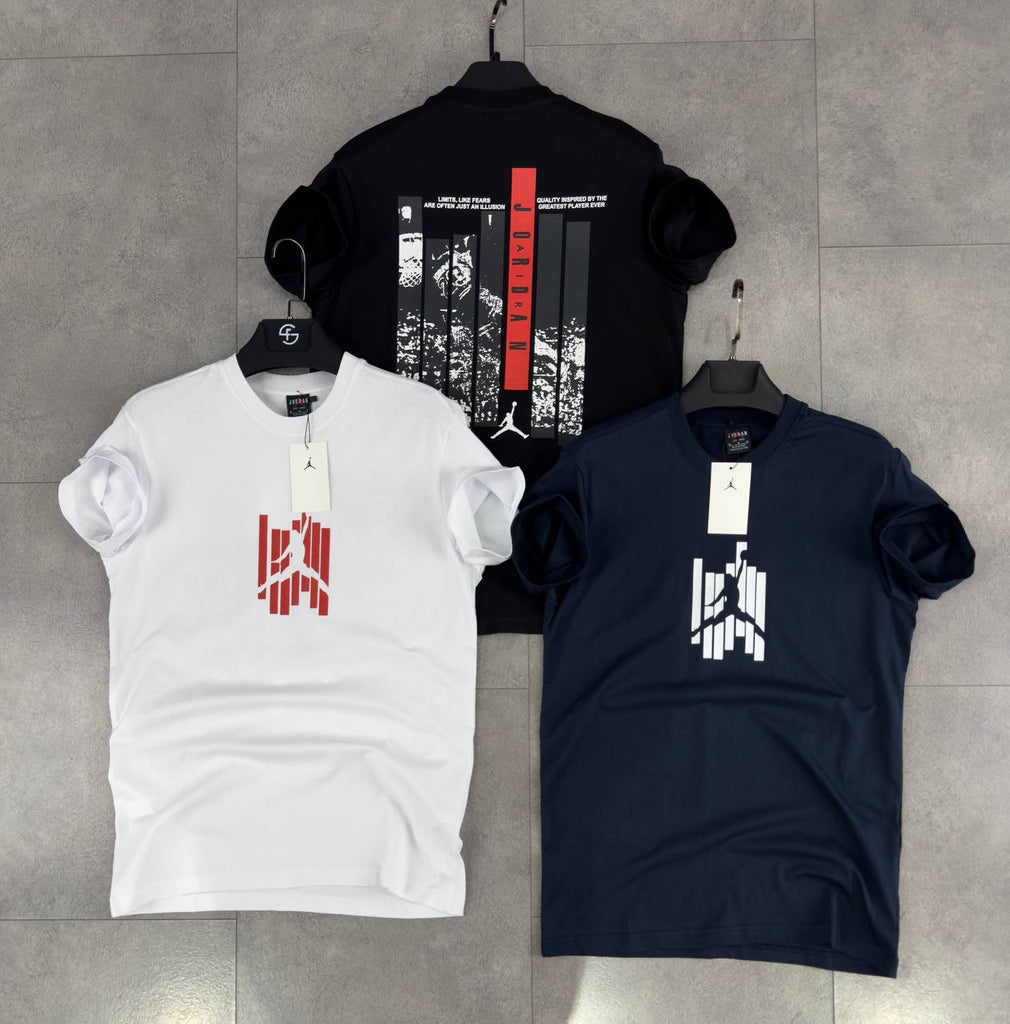 Tricou bărbătesc Jordan, cu imprimeu pe spate – negru.