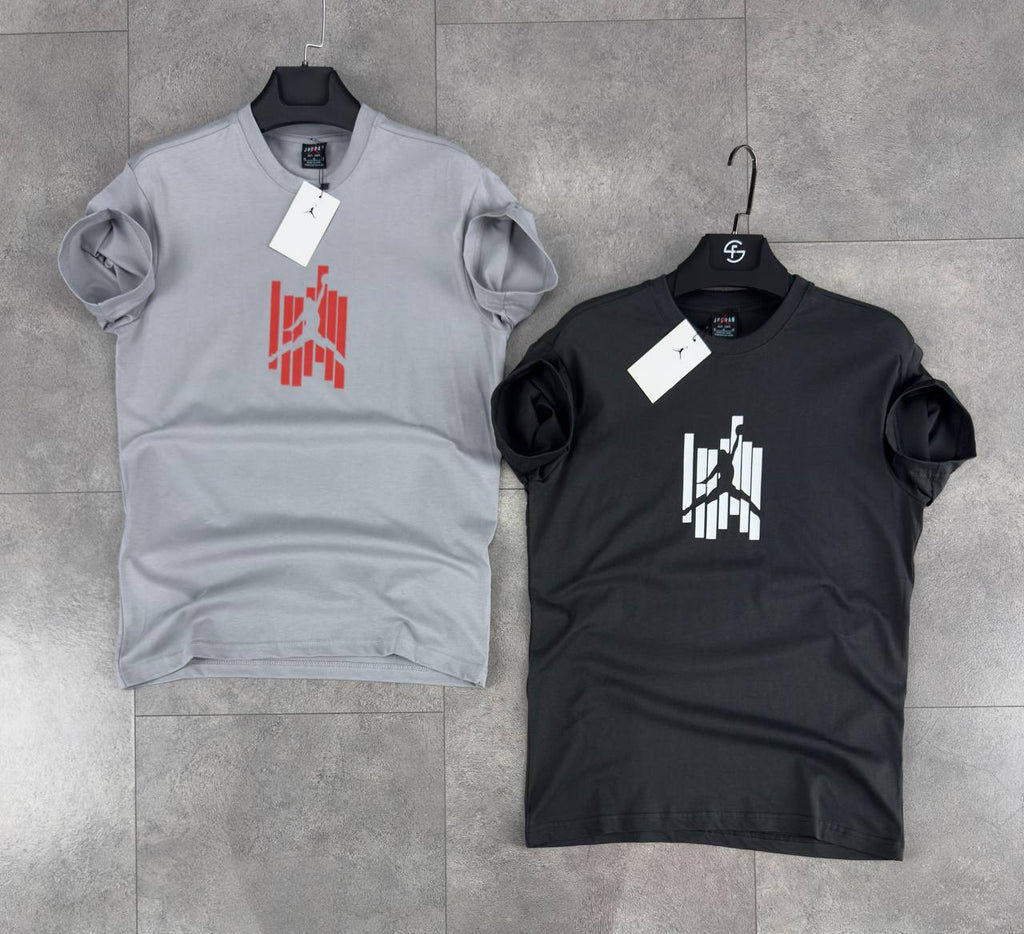 Tricou bărbătesc Jordan, cu imprimeu pe spate – gri