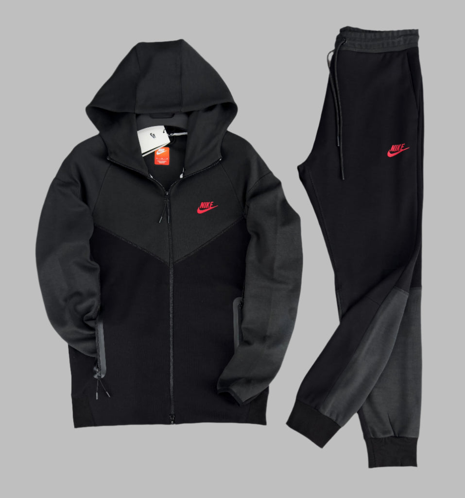 Trening Nike Tech Fleece pentru bărbați, negru-grafit. Calitate premium