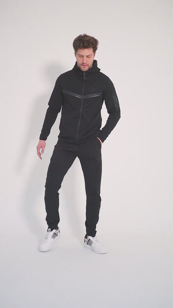 Trening Nike Tech Fleece pentru bărbați, negru. Calitate premium